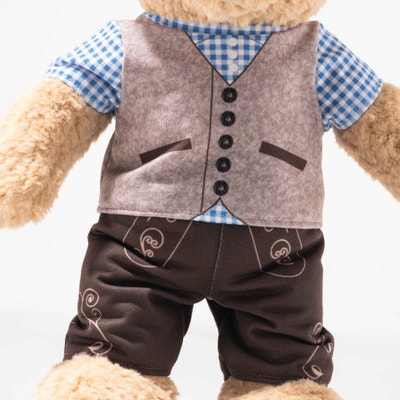 Ben Teddybär in bayrischer Tracht, 30 cm, beige