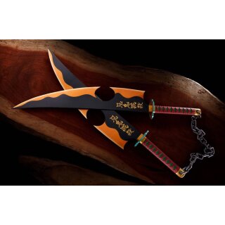 Demon Slayer: Kimetsu no Yaiba Proplica Repliken 1/1 Nichirin Schwerter (Tengen Uzui) 110 cm