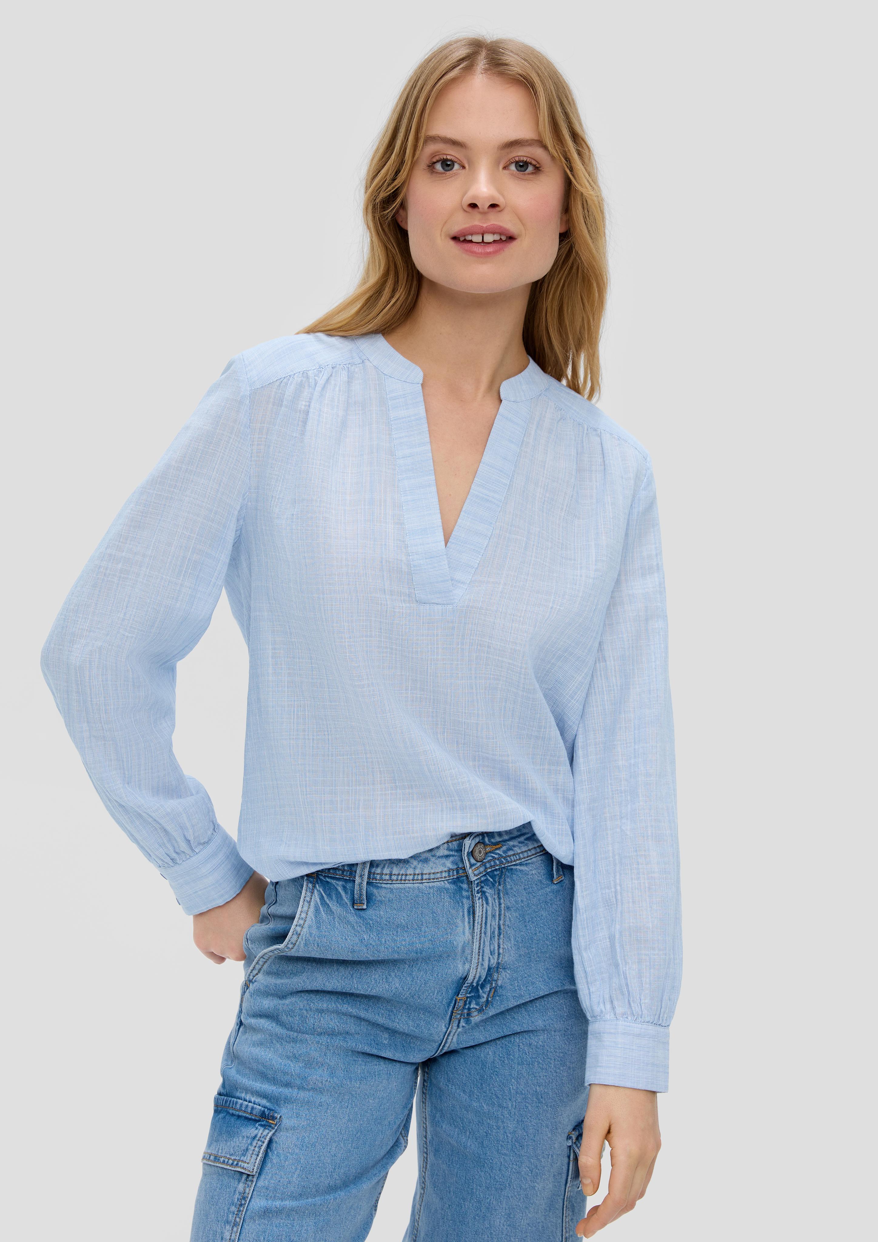 Baumwollbluse mit Raffung  2151508-50H8