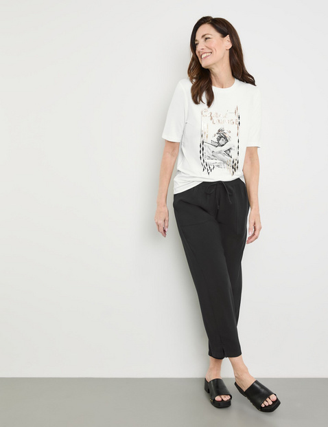 Nachhaltiges T-Shirt mit Frontprint