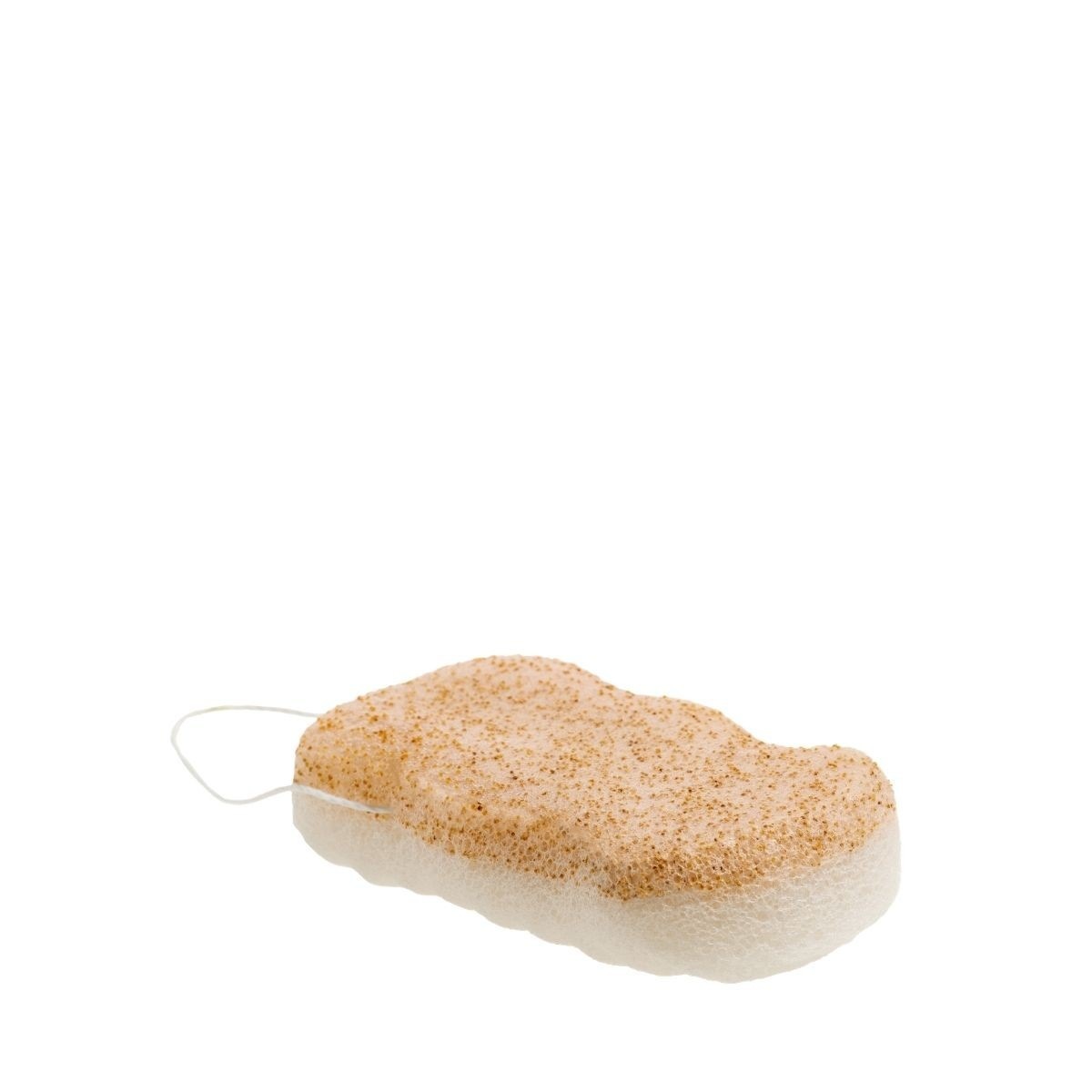 Éponge corporelle konjac Lady Green avec morceaux de noix