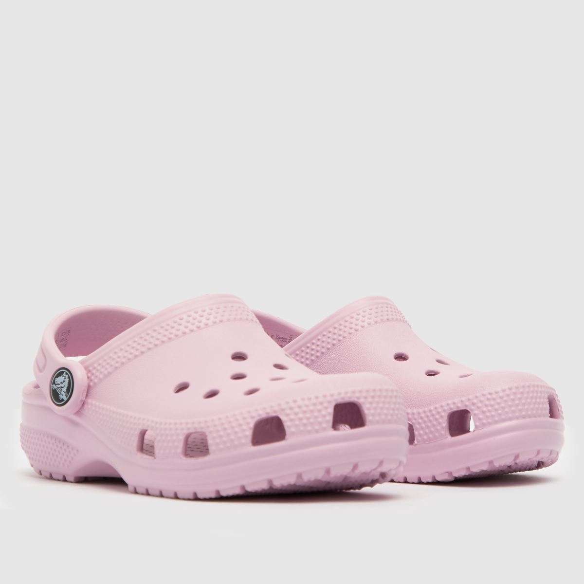 Crocs ljusrosa klassiska träskor flickor juniorsandaler