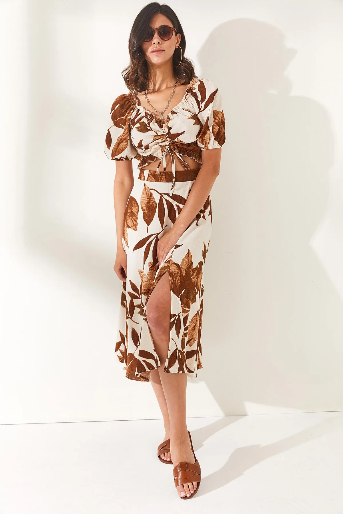 Olalook  Zweiteiler - Ecru - Regular Fit