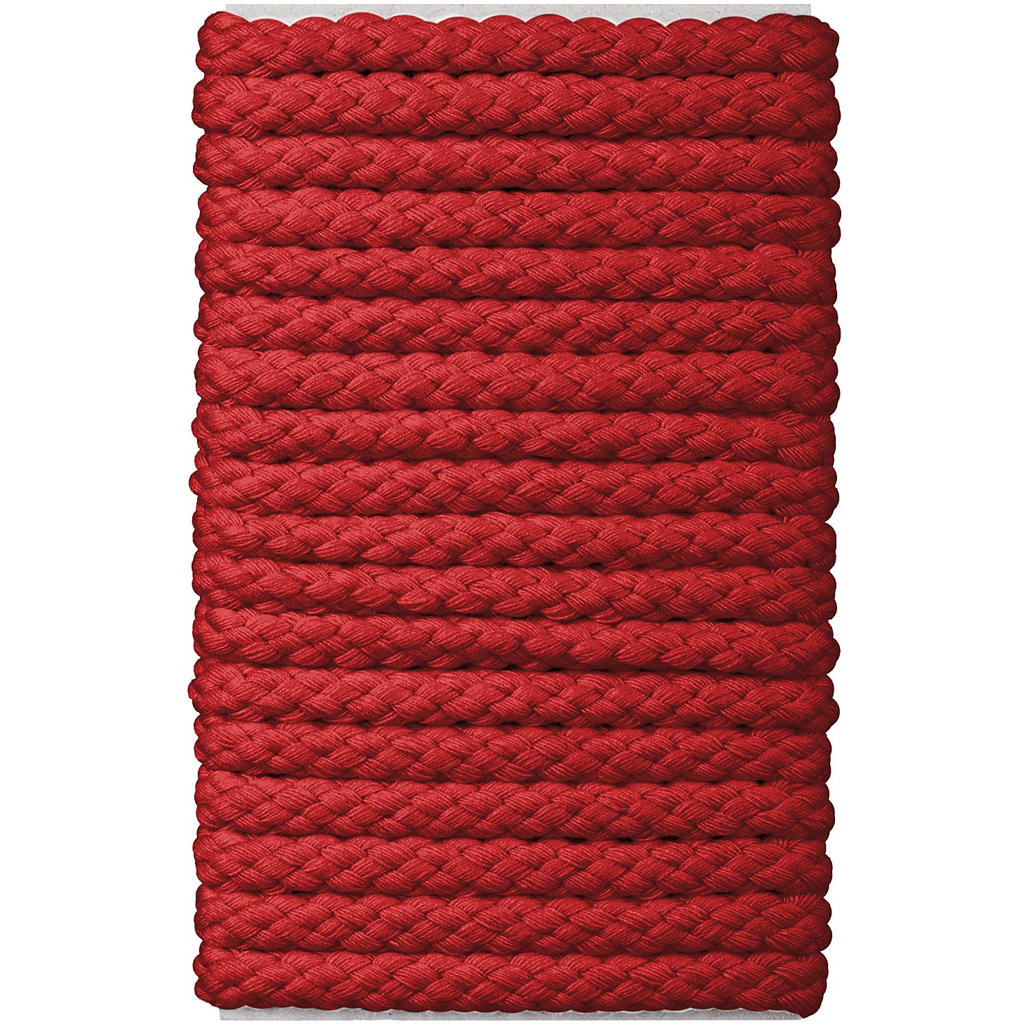buttinette Kordel für Bekleidung, rot, 8 mm Ø, Länge: 5 m
