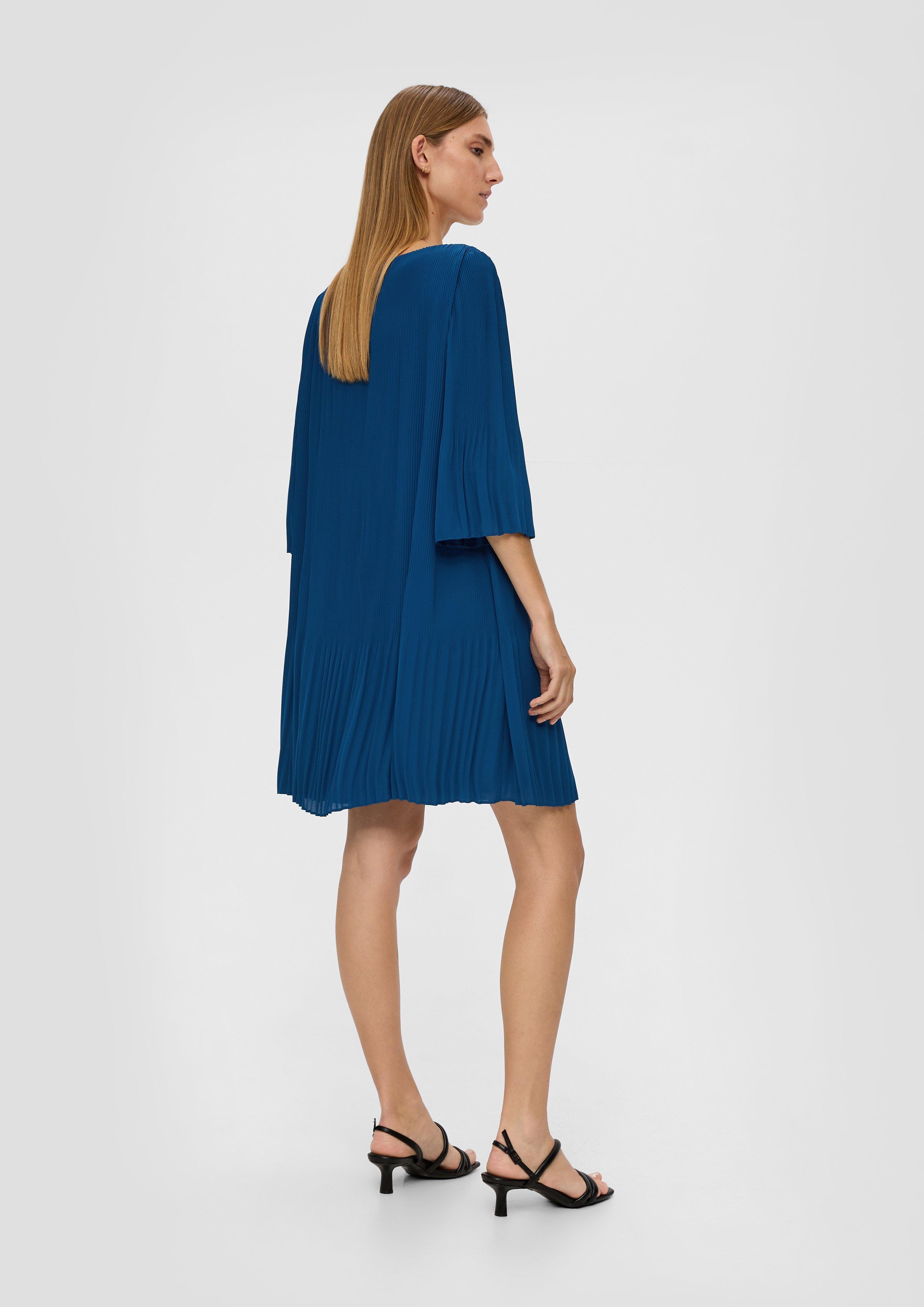 Minikleid mit Plisseefalten  2137961-6495