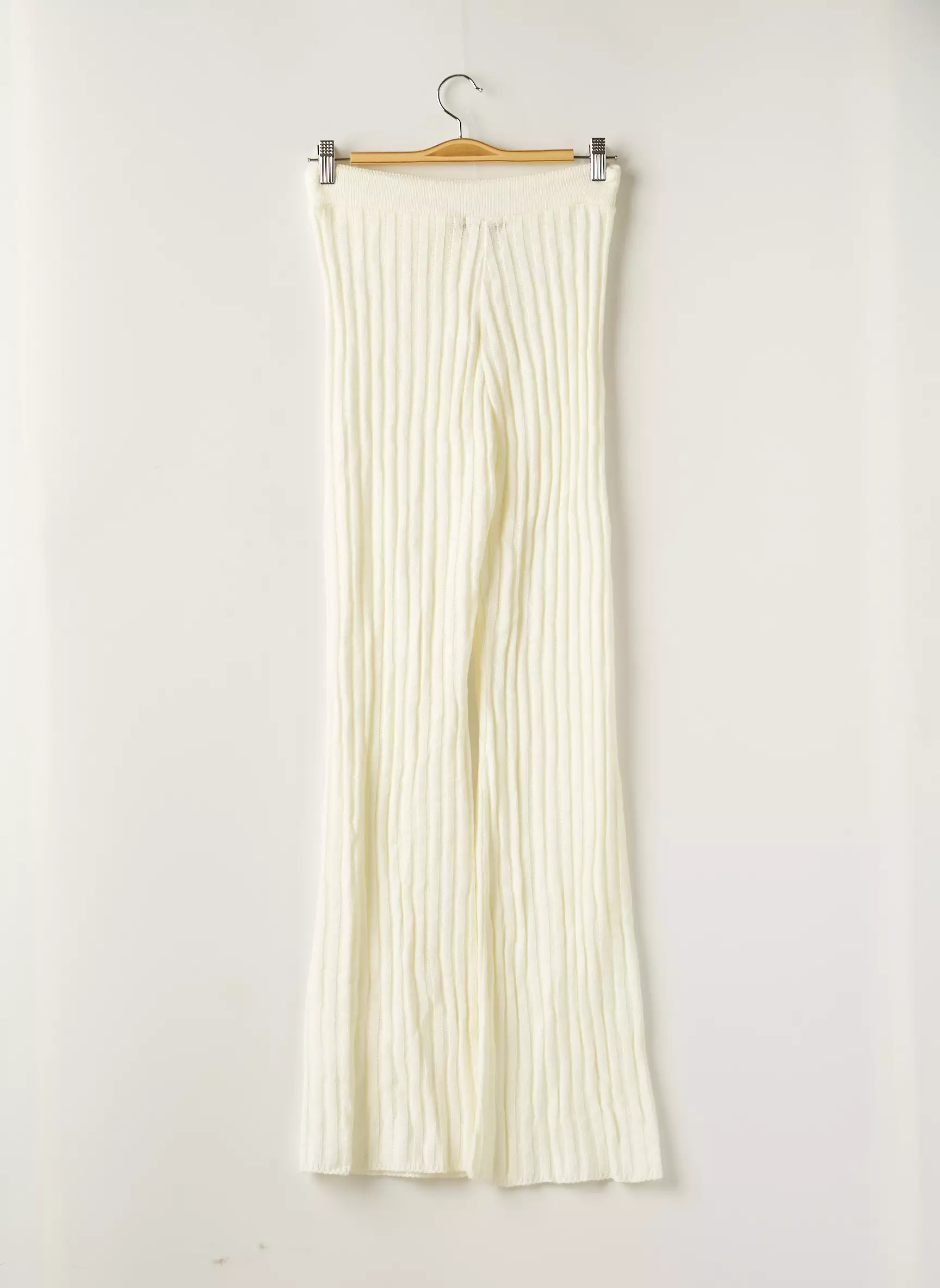 Nasty Gal Pantalons Flare Femme couleur beige