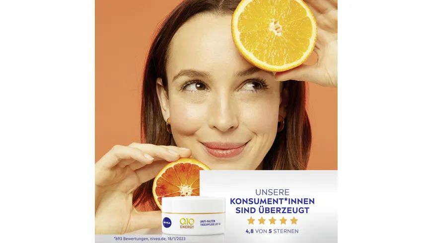 NIVEA Q10 Energy Anti-Falten Tagespflege LSF15 50 ml