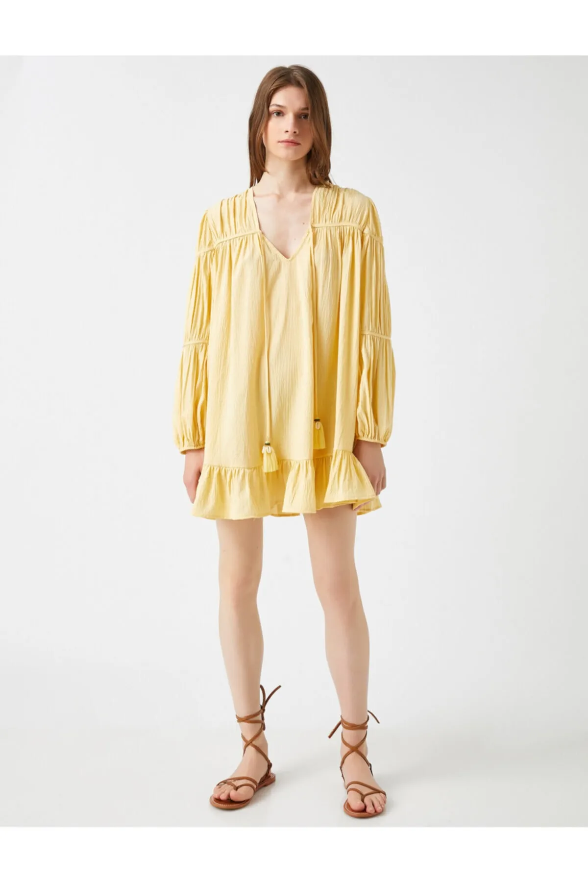 Koton  Langärmliges Minikleid