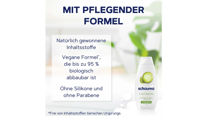 SCHAUMA Shampoo Fresh Matcha 400ml 400 ml