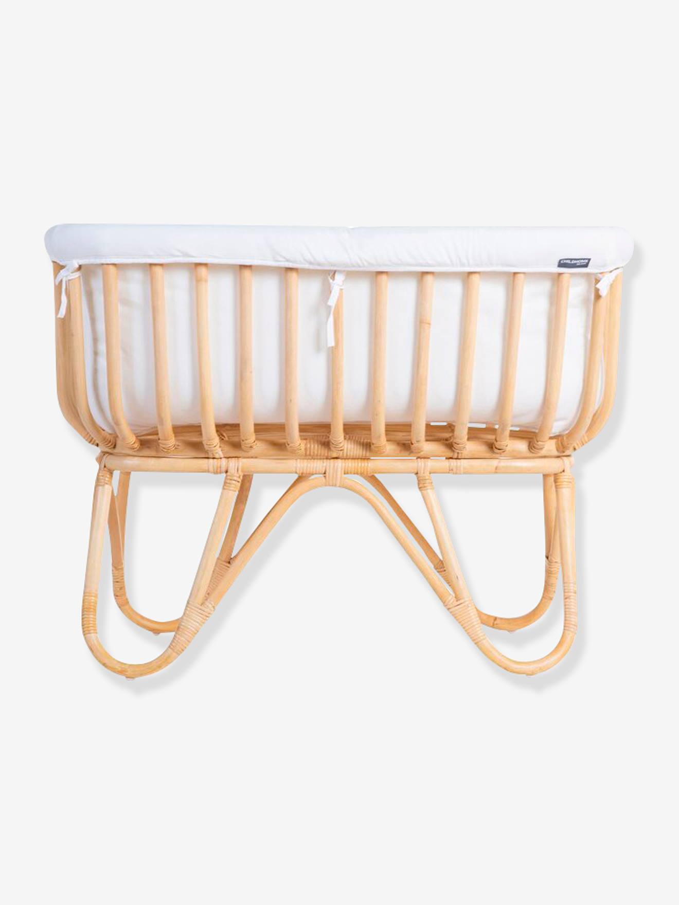 Berceau en rotin avec matelas CHILDHOME naturel