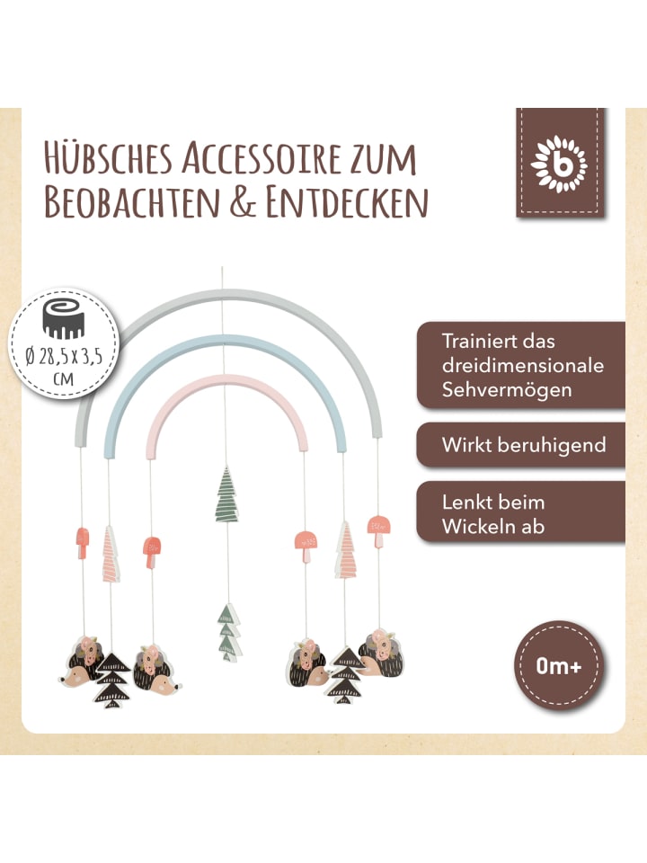 Bieco Spielwaren Mobile Holz Igel - ab Geburt in Mehrfarbig günstig kaufen onesize