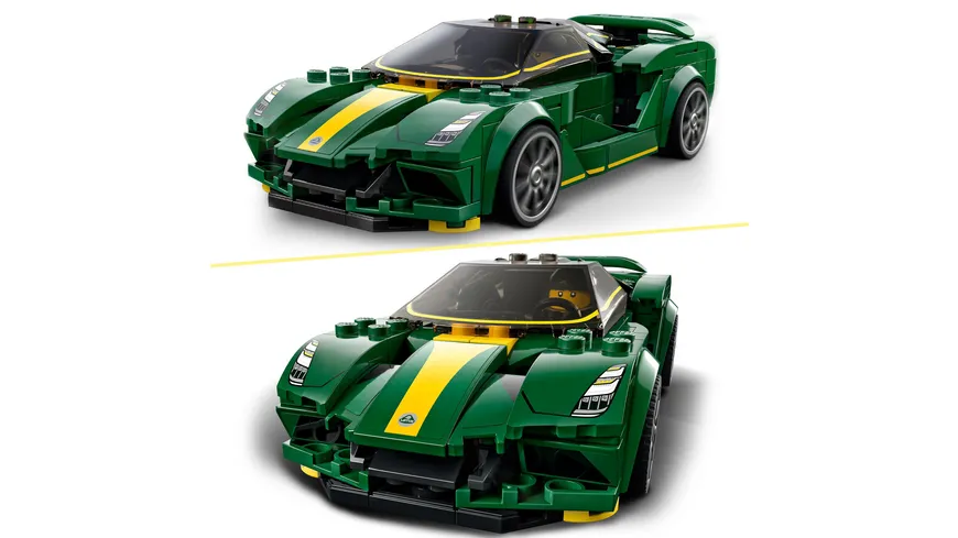 LEGO Speed Champions 76907 Lotus Evija, Modellauto Bausatz, Rennwagen