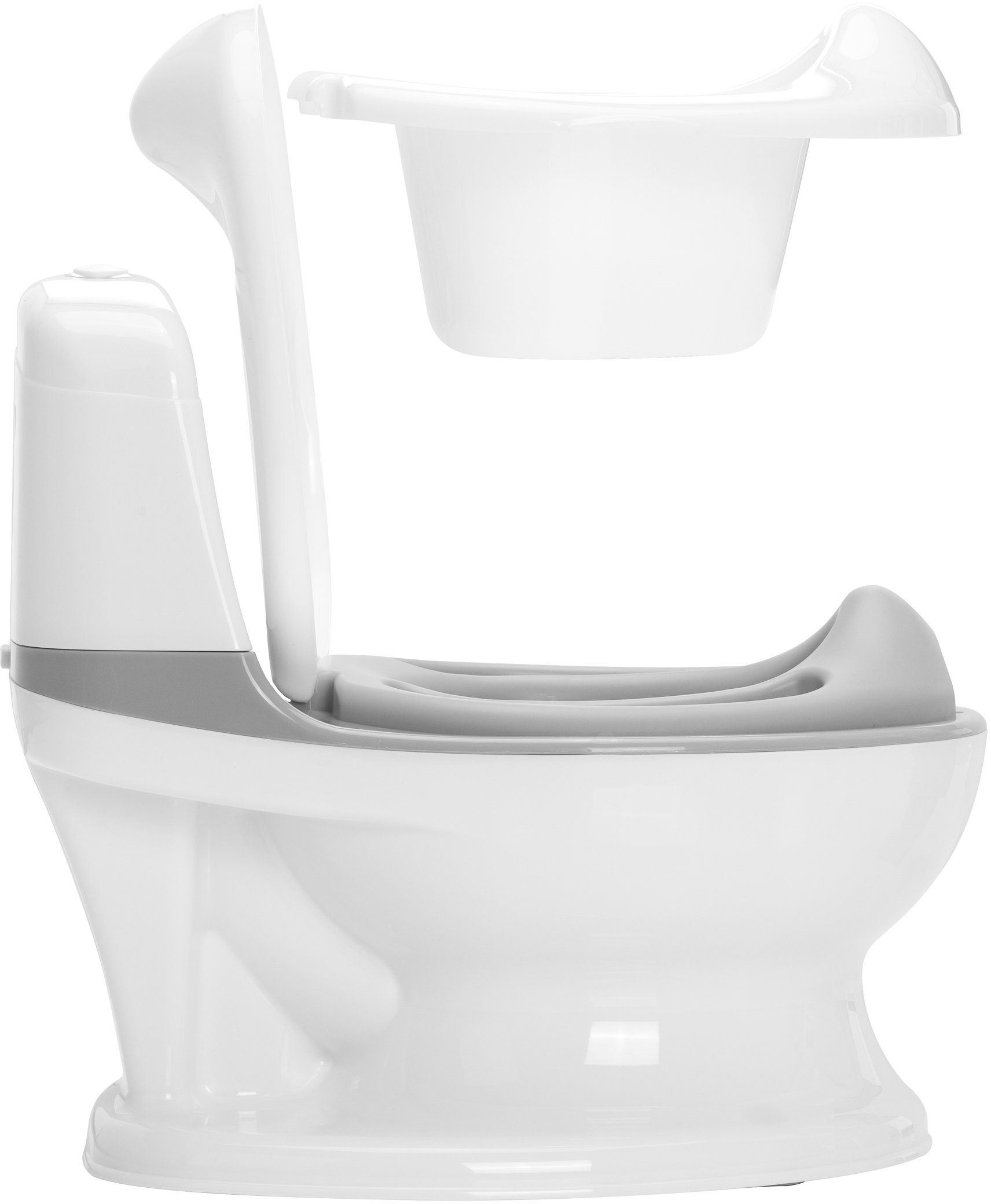 Fillikid Töpfchen Mini Toilette, weiß/grau, inkl. Sound- und Lichteffekte