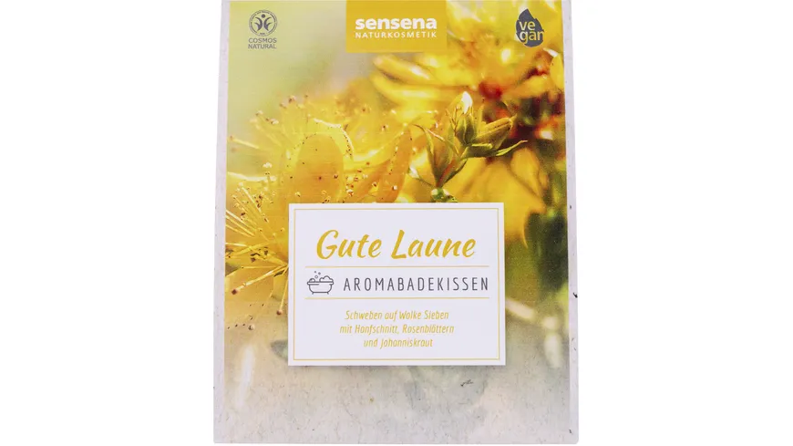 sensena NATURKOSMETIK Aromabadekissen Gute Laune 60 g