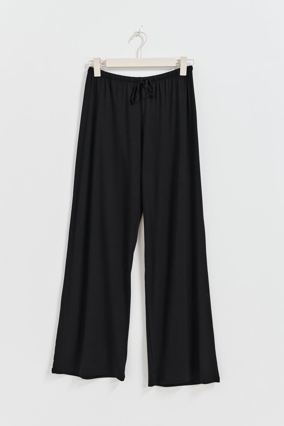 Drawstring wide trousers