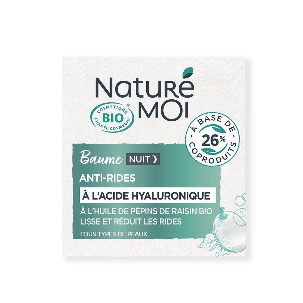 naturé moi Baume nuit anti-âge à l'Acide Hyaluronique 50 ml Soin visage