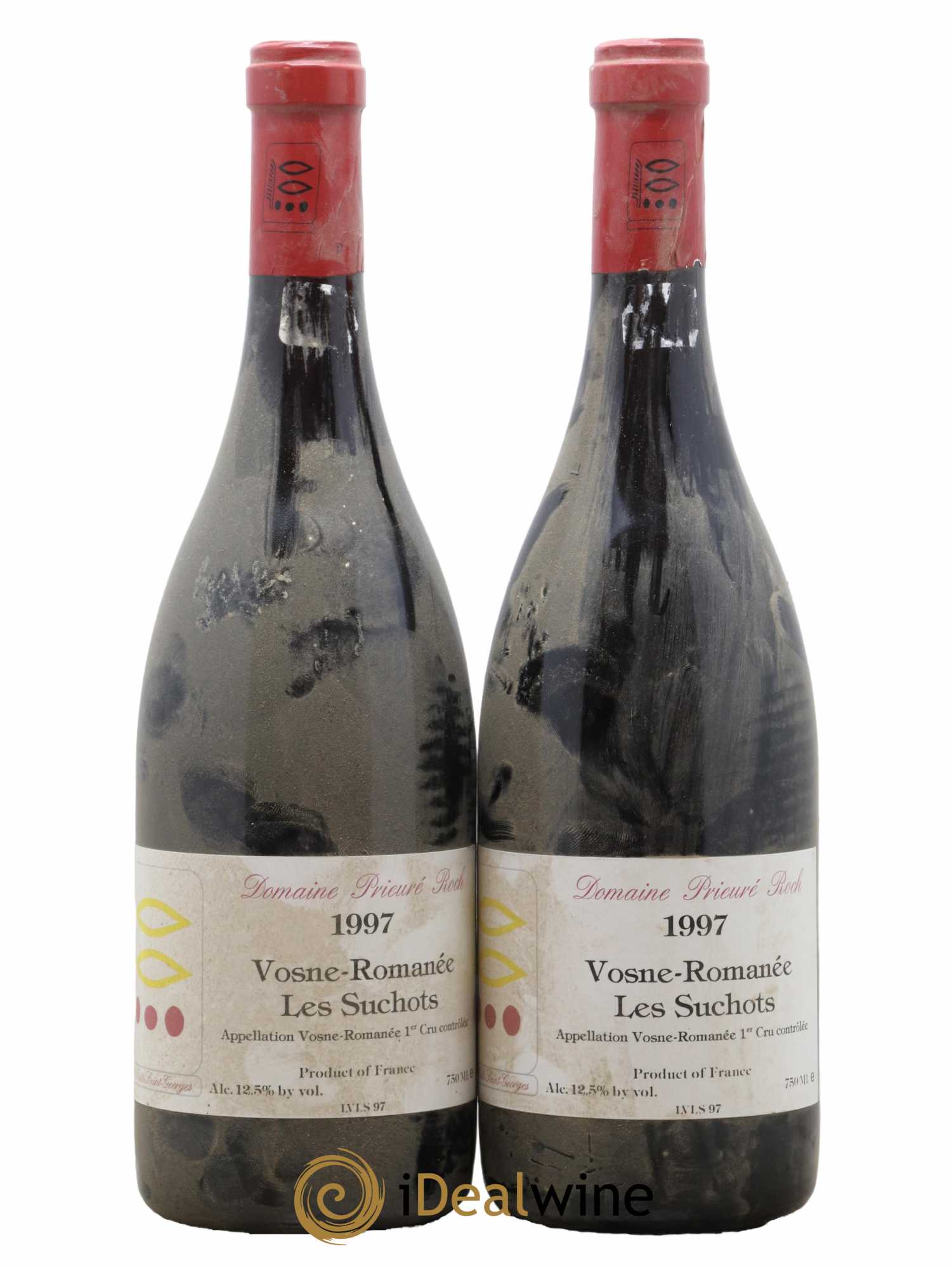 Vosne-Romanée 1er Cru Les Suchots Prieuré Roch  1997 - Lot de 2 Bouteilles