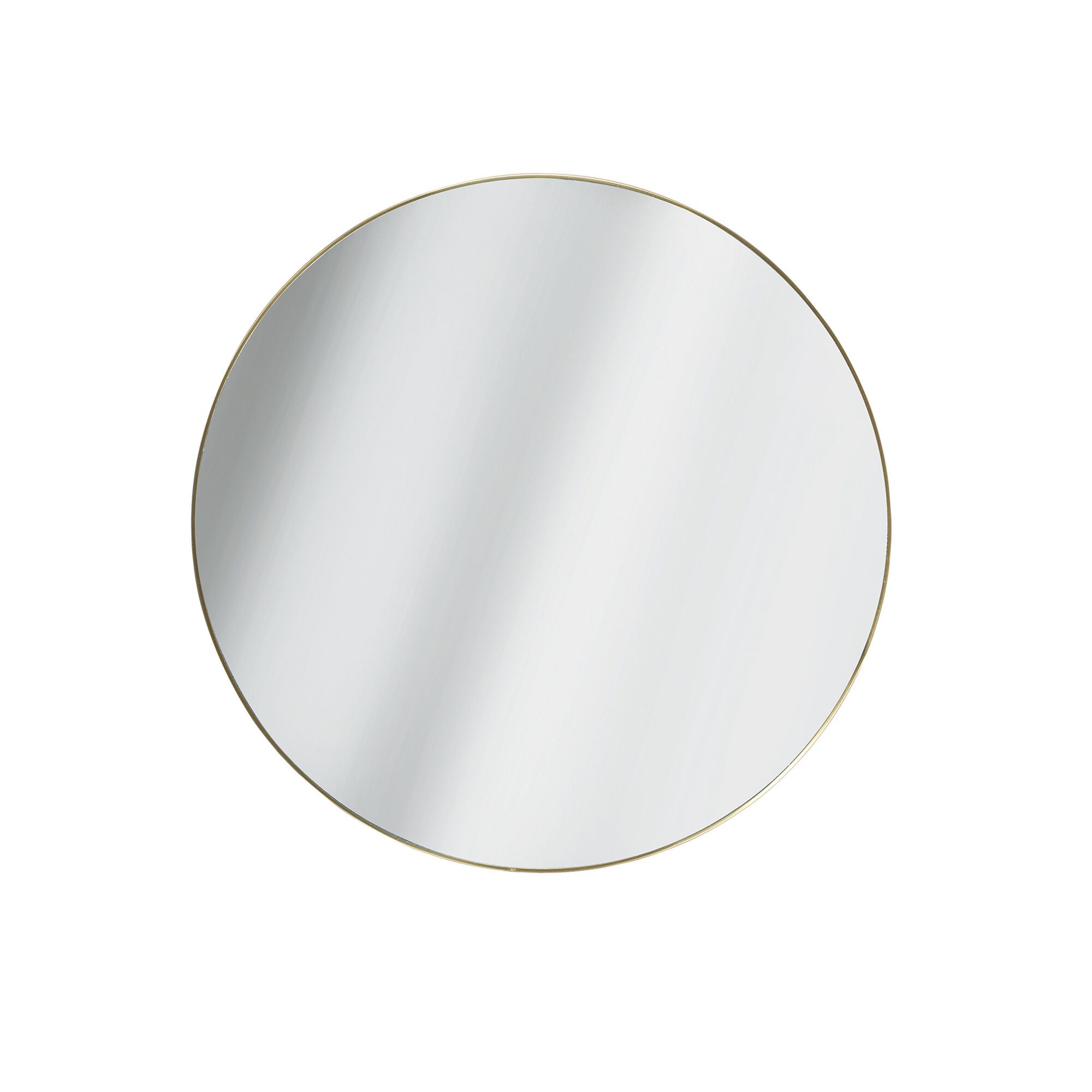 Miroir mural rond extra plat