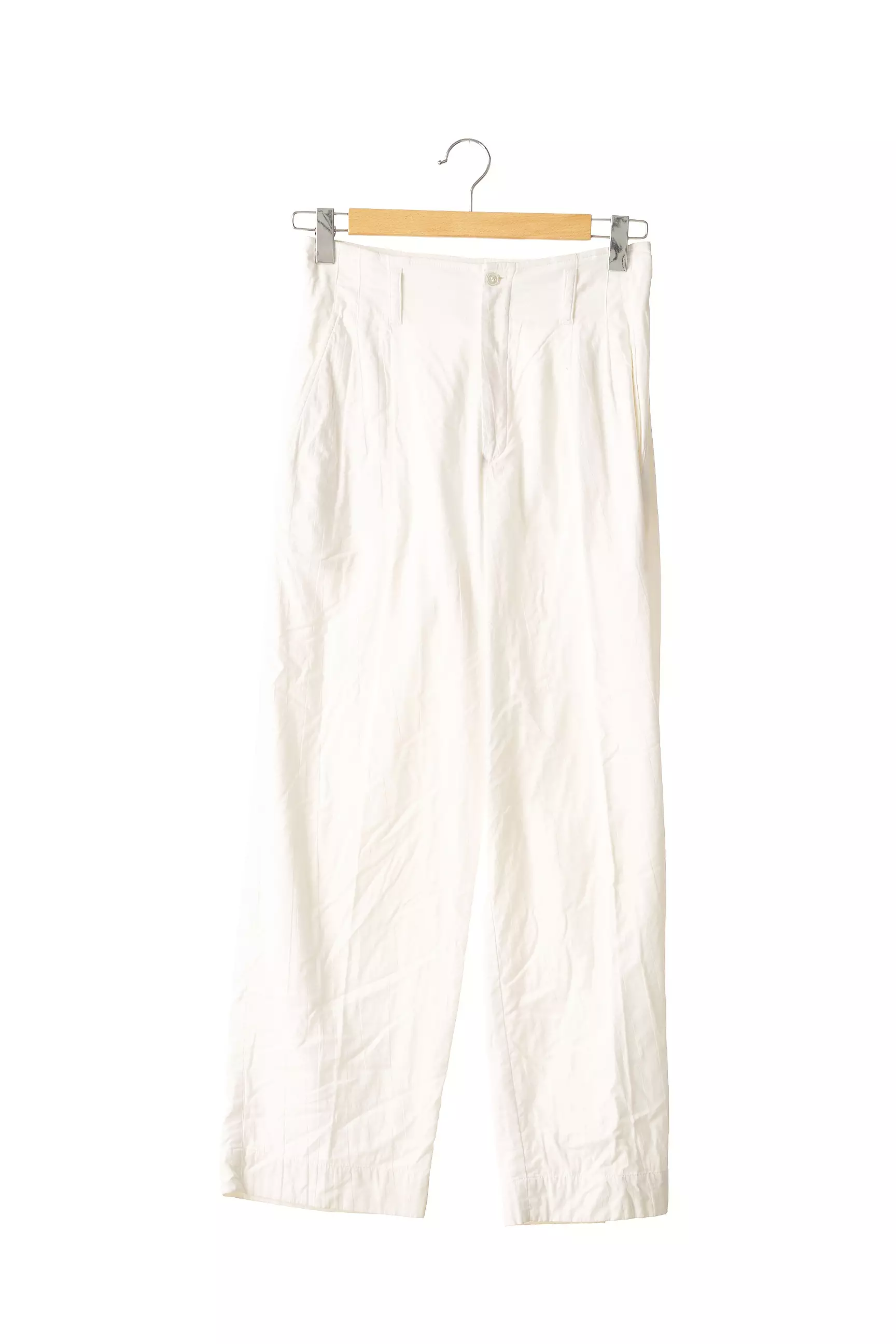 Issey Miyake Pantalon7 8 Femme couleur blanc