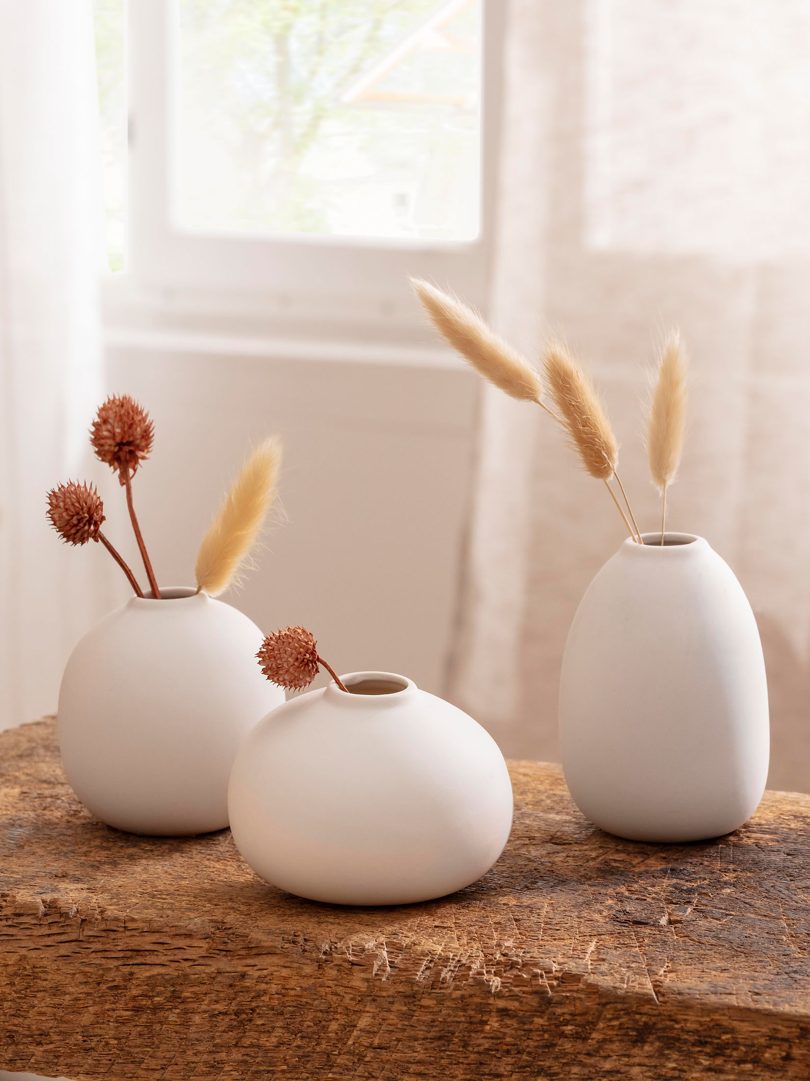 Silvy Vase, Weiss
