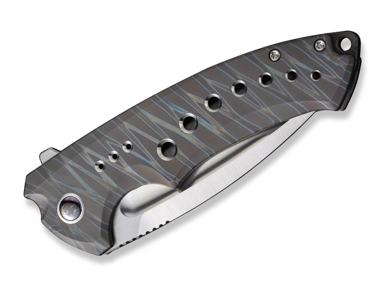 Nexusia Flamed Titanium Tiger Stripe