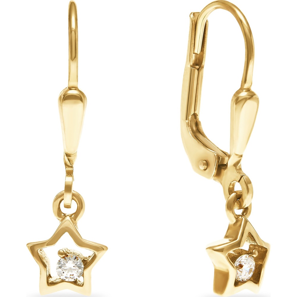 FAVS Boucles d'oreilles 375 Or jaune Boucles d'oreilles