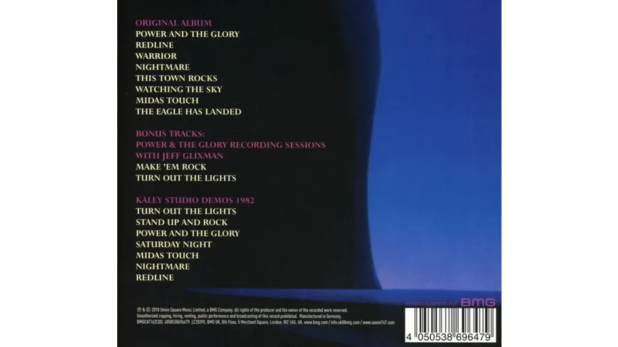 Power & The Glory Digipak