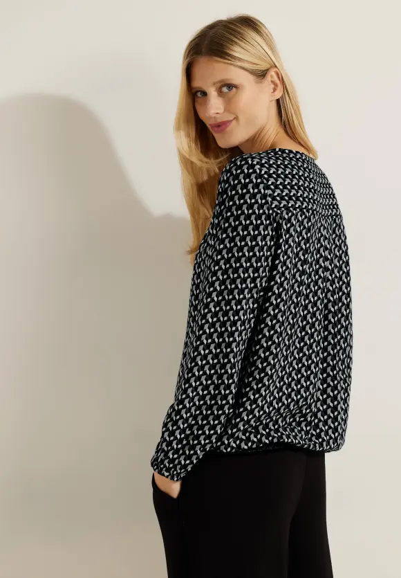 CECIL Bluse mit Minimalprint