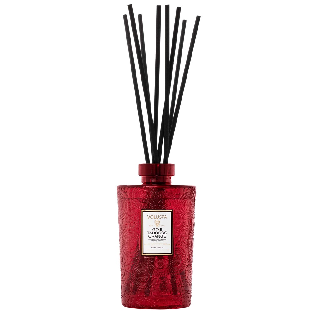voluspa Goji Tarocco Orange 500mL REED DIFFUSERSet COFFRET DIFFUSEUR