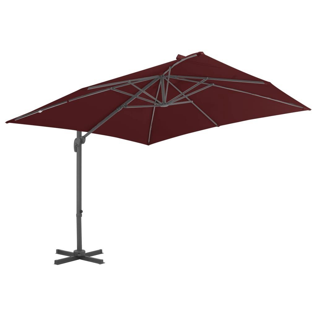 DOTMALL Sonnenschirm Ampelschirm mit Fußpedal,360° drehbar,400x300 cm (L x B)