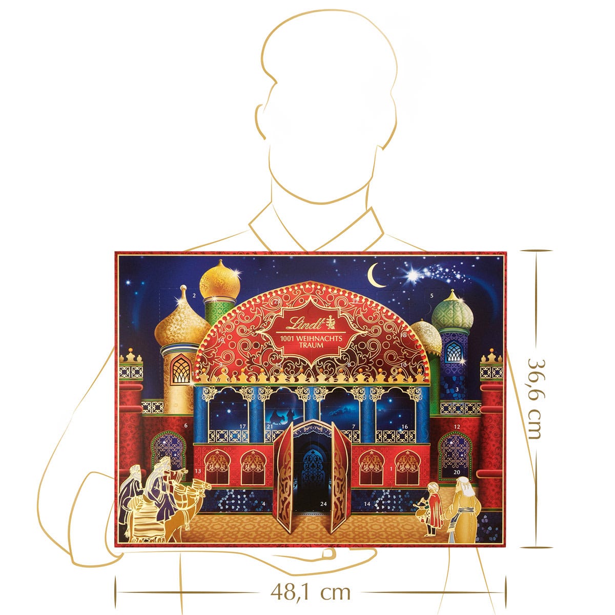 Adventskalender 1001 Weihnachts-Traum, 281g