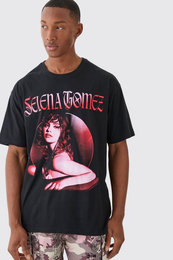 Oversize T-Shirt mit lizenziertem Selena Gomez Print