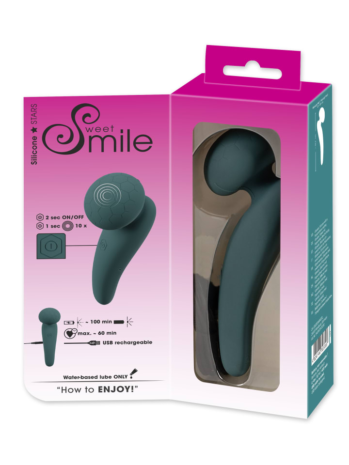 Sweet Smile Massagestab Flexible Wand in grün günstig kaufen 14 cm