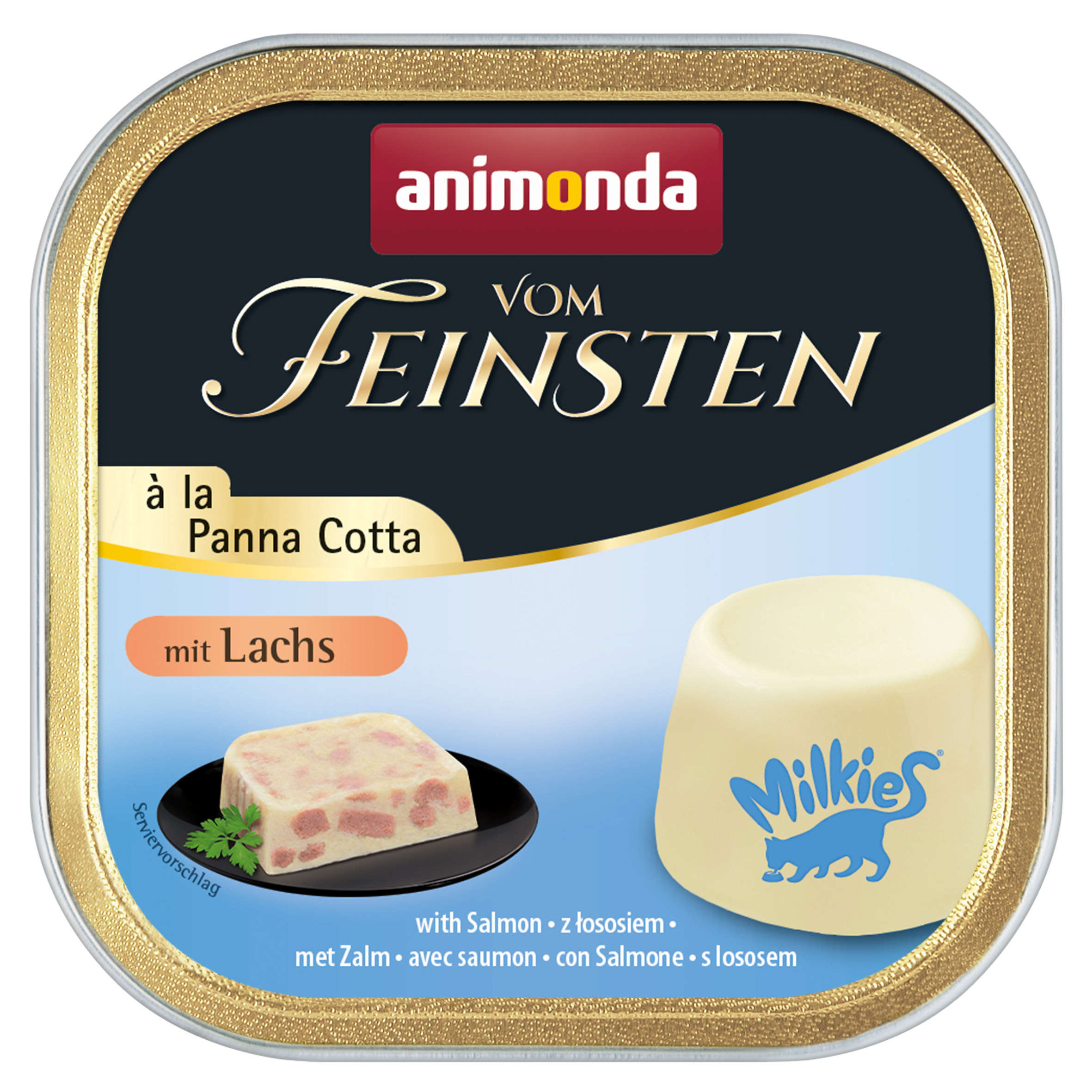 Animonda Nassfutter Animonda Vom Feinsten Adult à la Panna Cotta 32 x 100 g Lachs