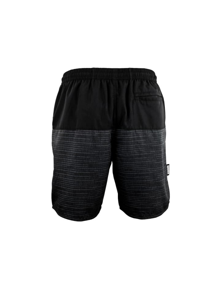 GUGGEN MOUNTAIN Badehose für Herren in schwarz in schwarz günstig kaufen