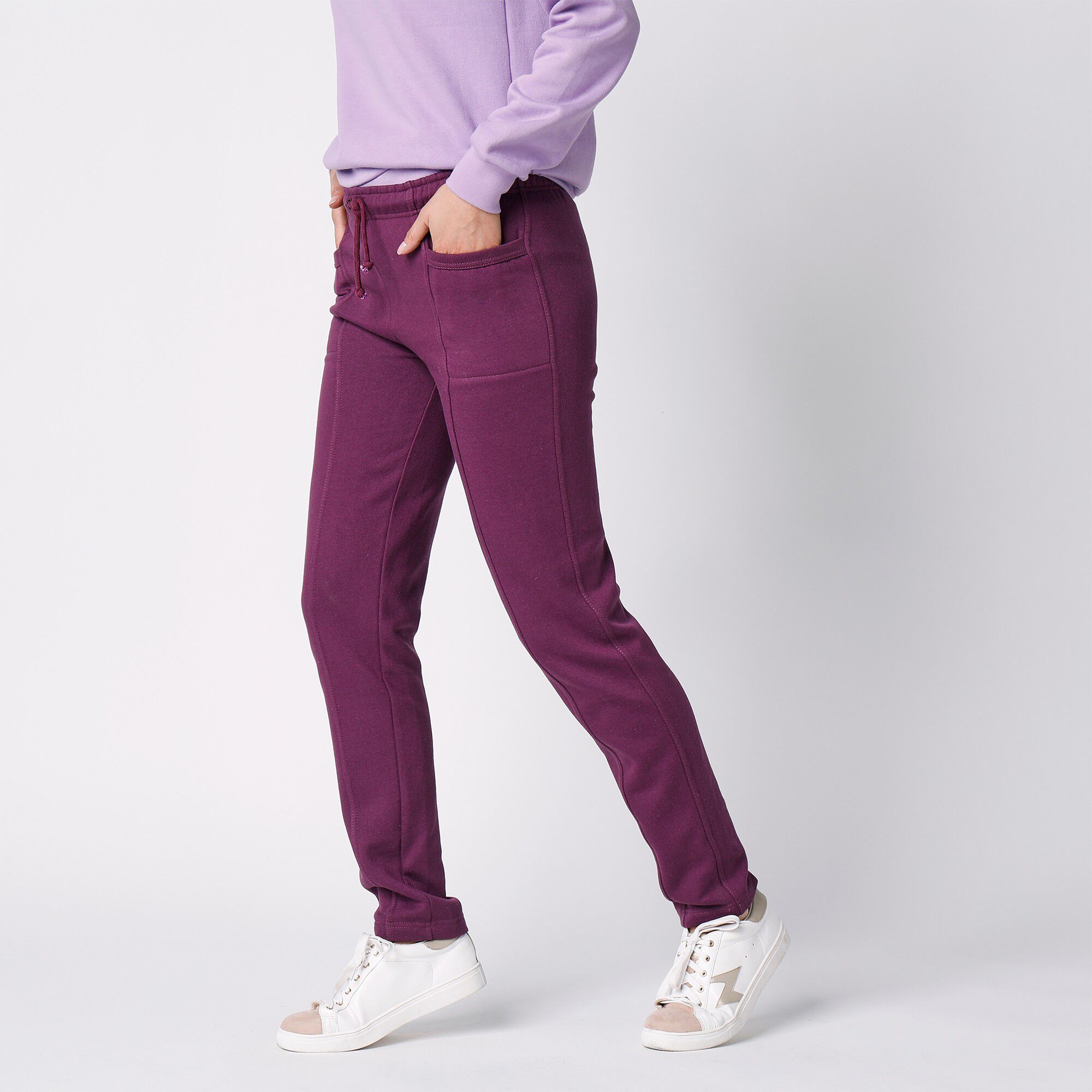 Pantalon jogging, molleton gratté