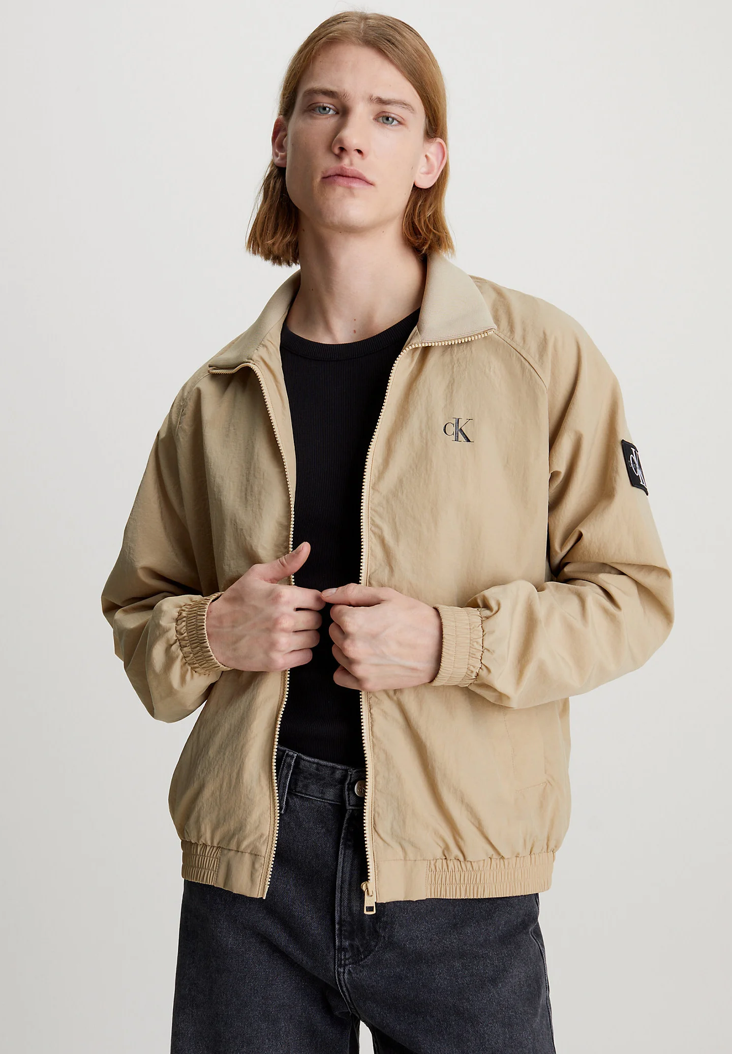 Calvin Klein Jeans UNPADDED HARRINGTON - Chaqueta ligera