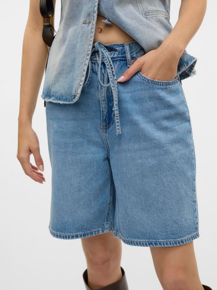 Vero Moda Jeans-Shorts in Light Blue Denim günstig kaufen
