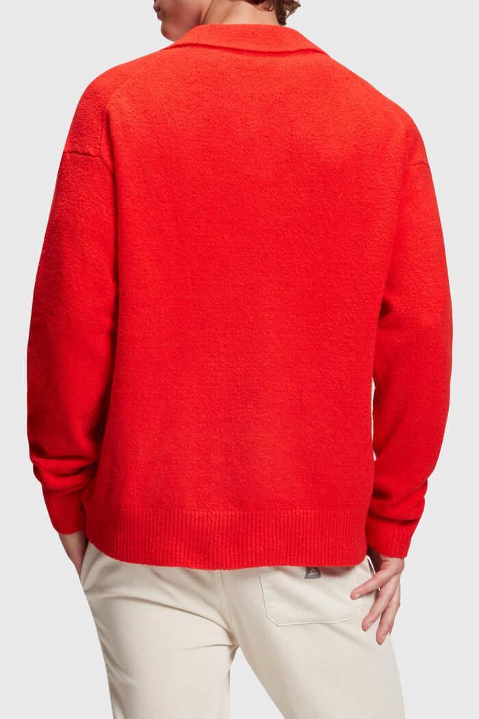 Pullover mit Polo-Kragen