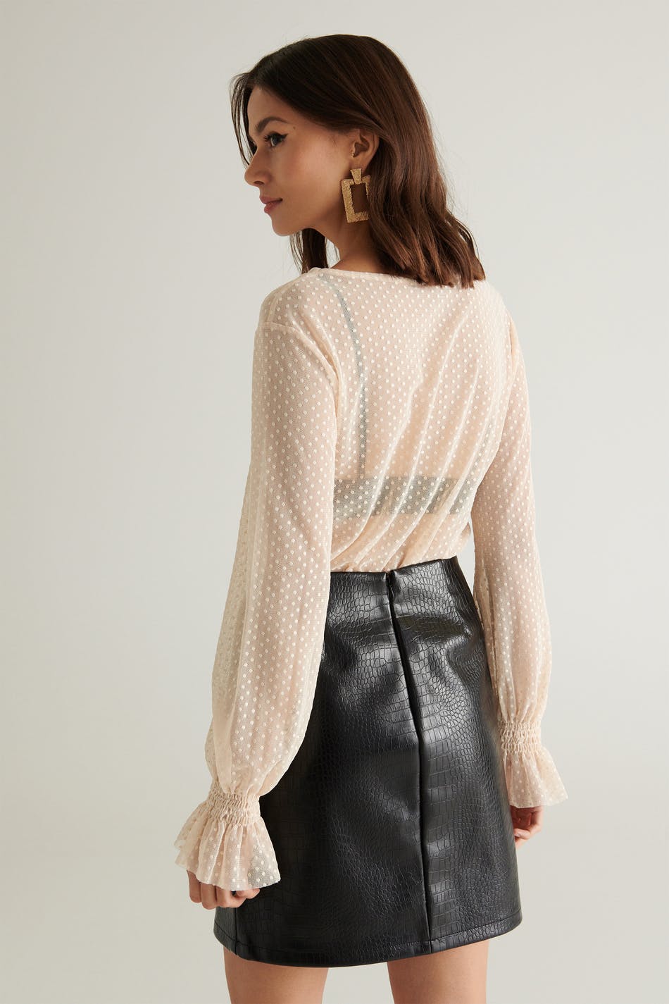 Mandy mesh top