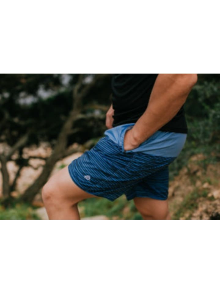 GUGGEN MOUNTAIN Badehose für Herren in blau in blau günstig kaufen