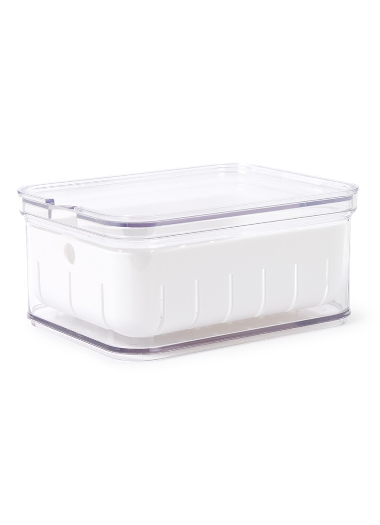 iDesign Crisp ledusskapja uzglabāšanas kaste ogām 16,5 x 21,6 cm