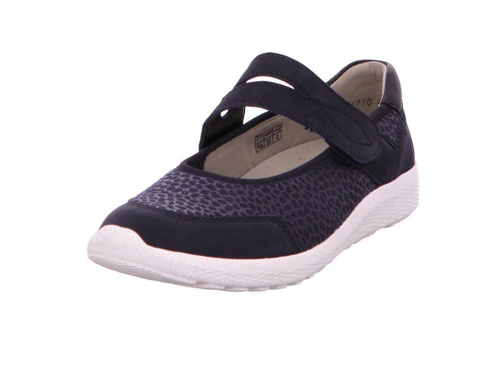 WALDLÄUFER Komfort Slipper blau
