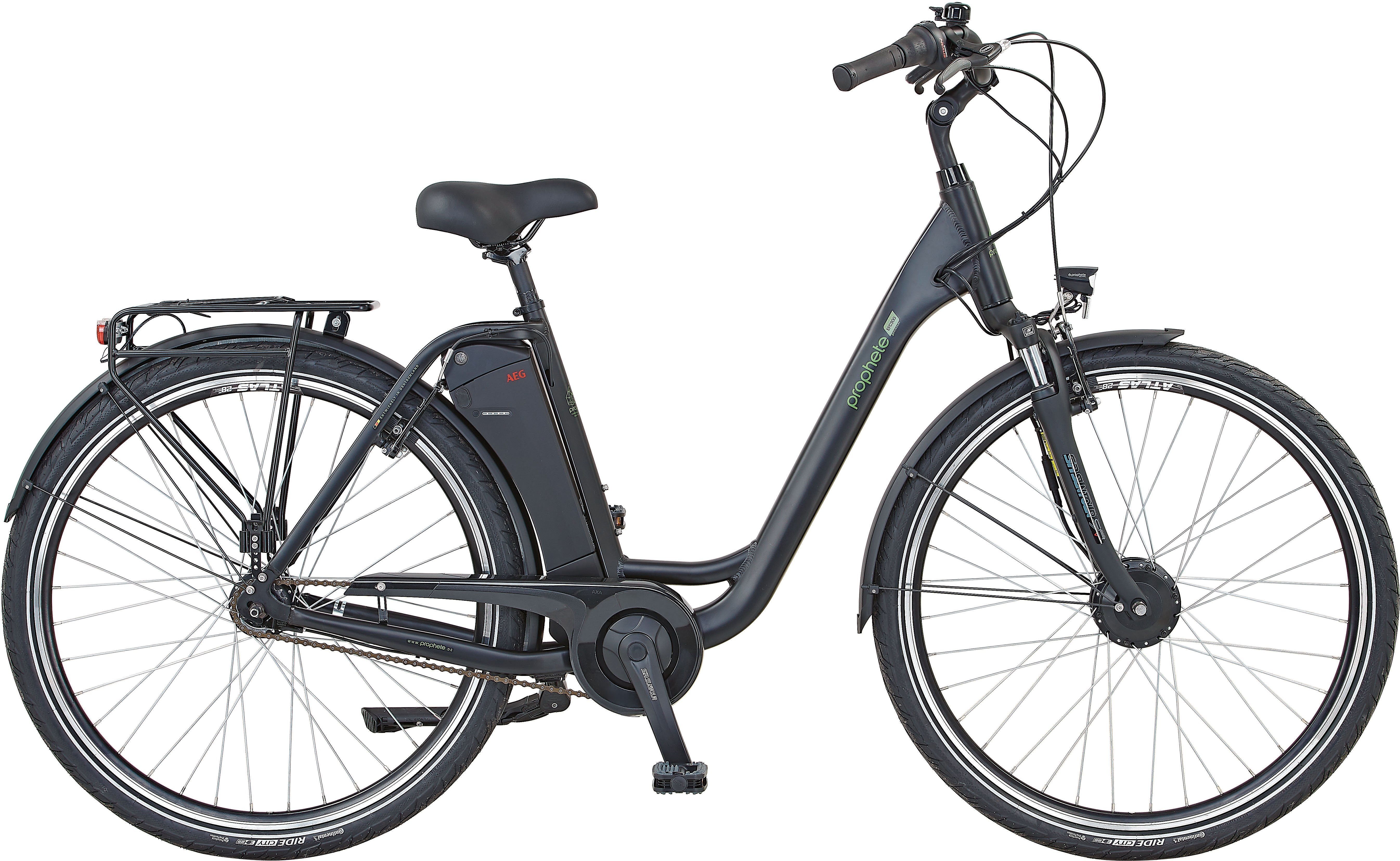 Prophete E-Bike Geniesser EFC 300, 7 Gang Shimano Nexus Schaltwerk, Nabenschaltung, Frontmotor, 461 Wh Akku