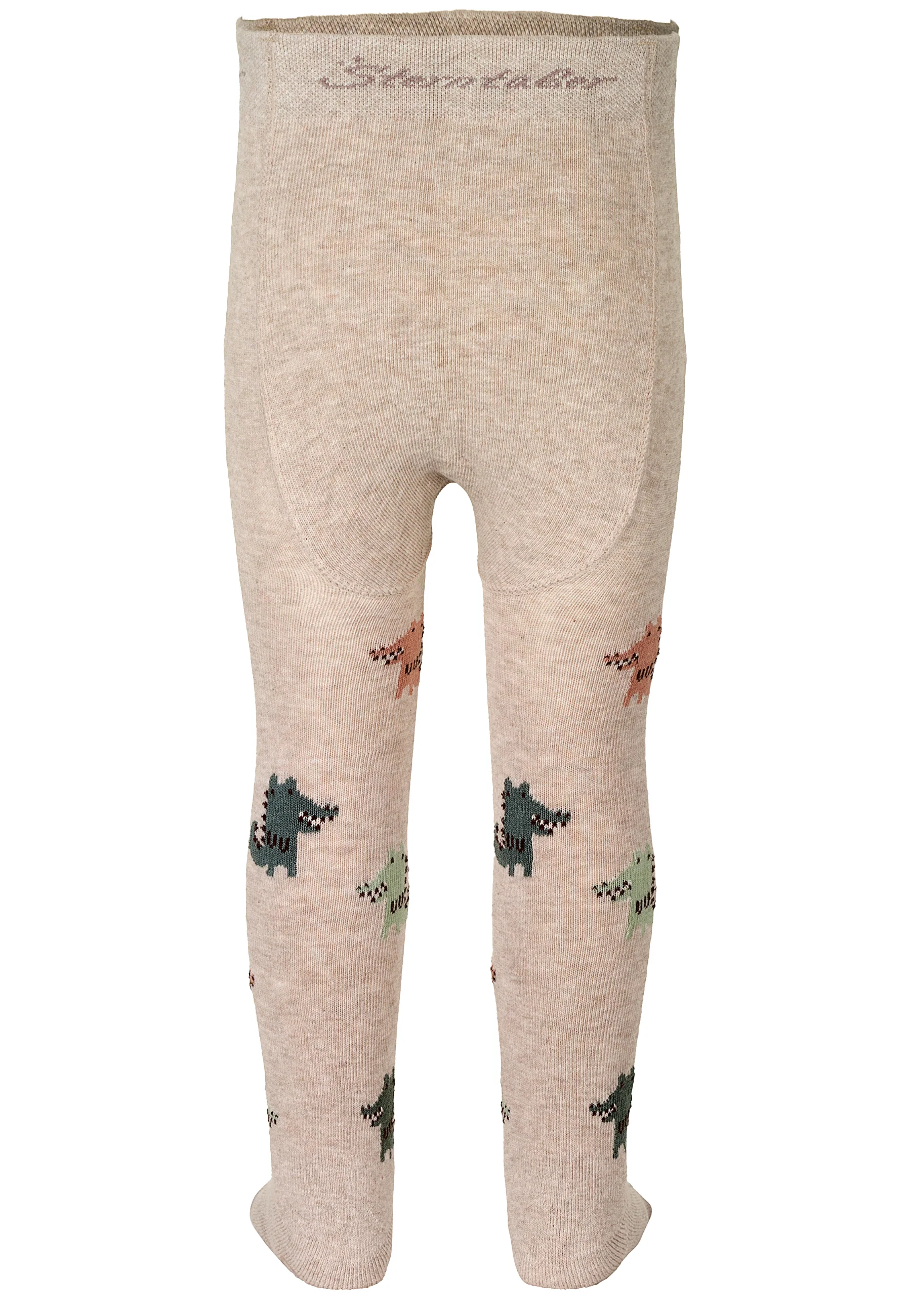 Krabbelstrumpfhose Sommer mit Motiv Krokodil