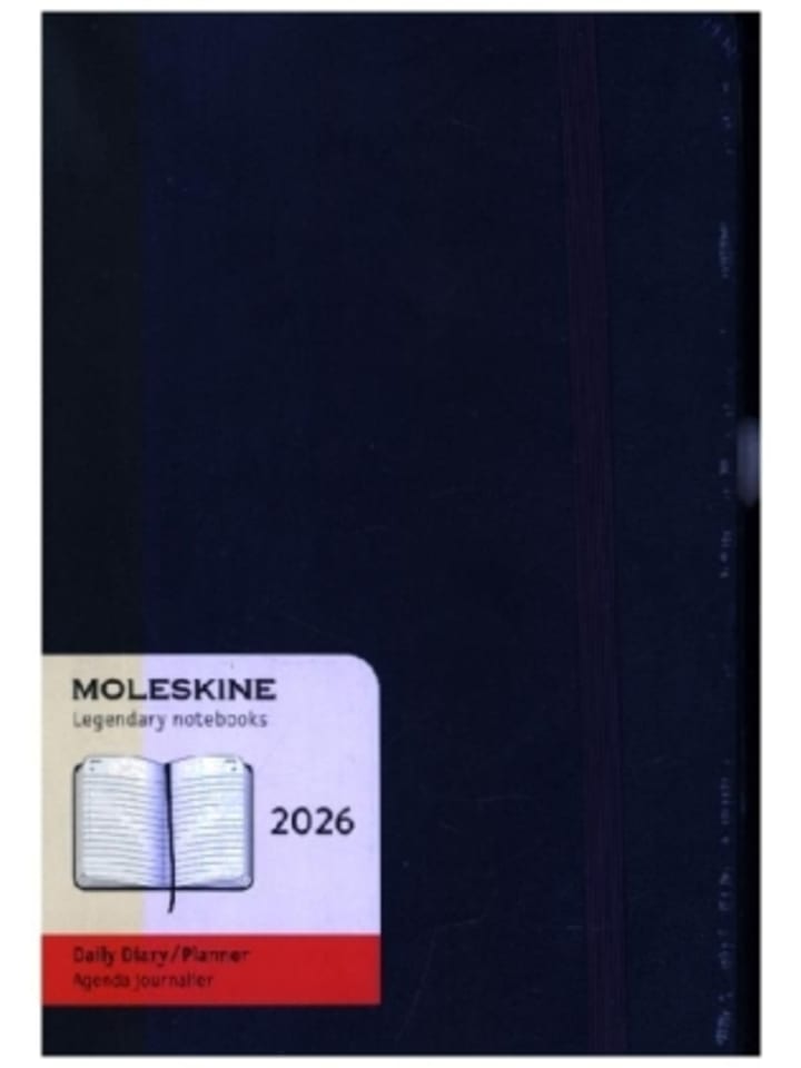 Moleskine Kalender - Moleskine 12 Monate Tageskalender 2026, Large/A5, 1 Tag = 1 Seite, F günstig kaufen onesize