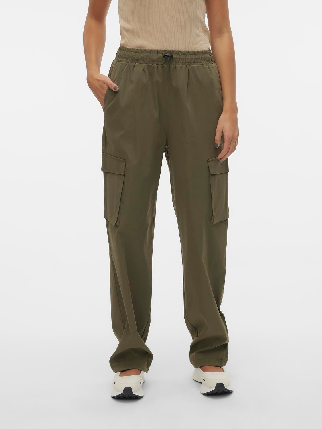 VMPEPPER Hohe Taille Cargohose