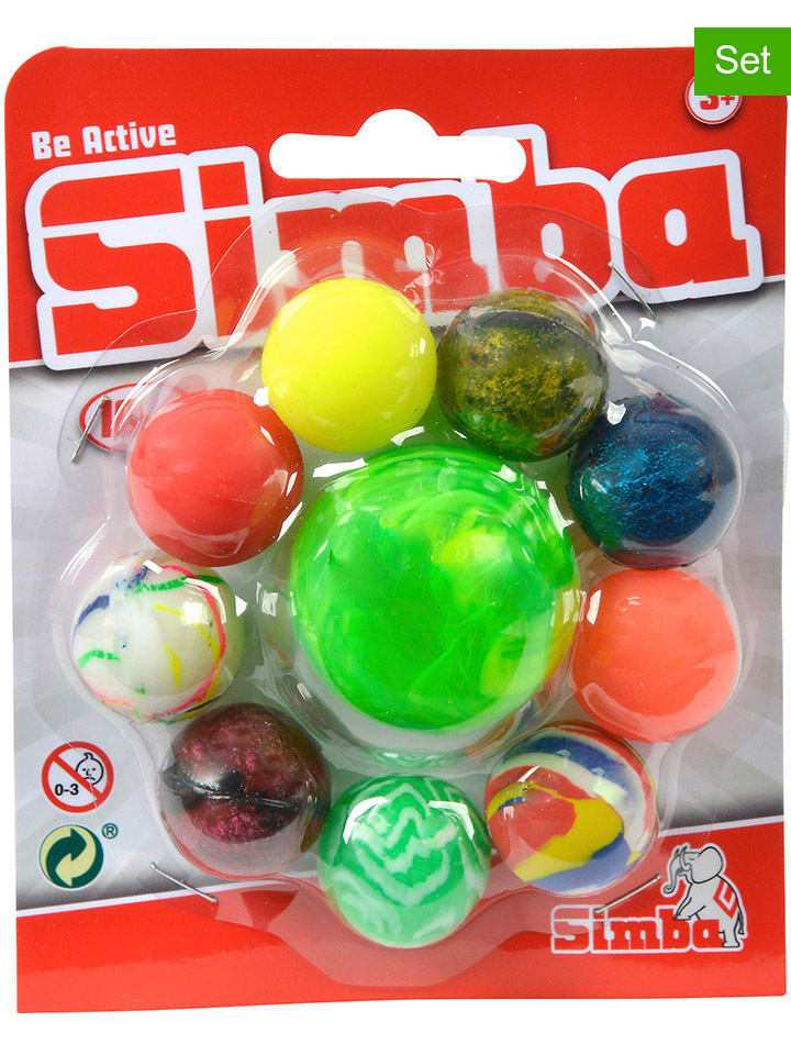 Simba 10er-Set: Sprungbälle in Bunt - ab 3 Jahren günstig kaufen onesize
