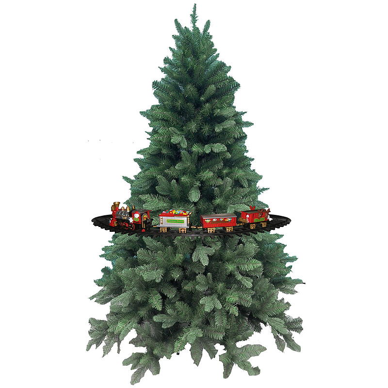 Juletretog m/lyd og lys for juletre h 1,20 x 2,30 cm