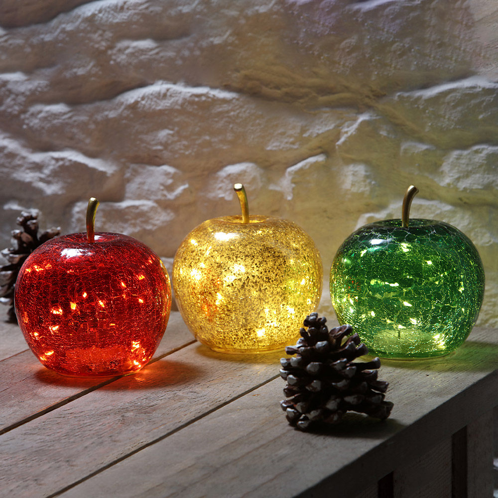 I-Glow LED-Dekoapfel 